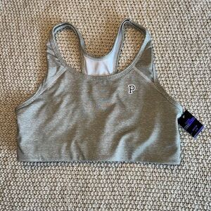 PINK Victoria's Secret Heather Gray Sports Bra